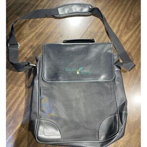 Young Living Satchel Bag Black Shoulder Strap Handbag Carry All Top‎ Handle